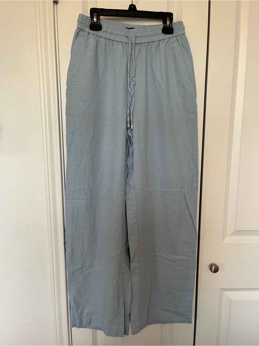 Zara Light Blue Men’s Drawstring Jogger Pants